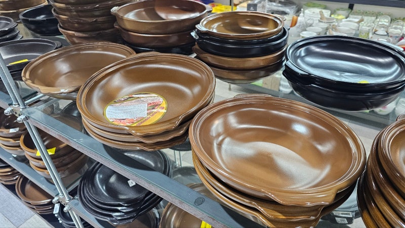 업소용 전골뚝배기 냄비, 경산세라믹 전골판 (내열도자기)
