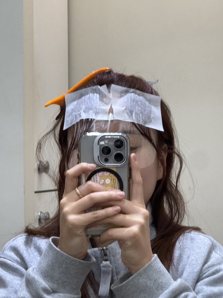  잔머리펌으로 헤어라인 교정, 창원중동미용실 라헨느헤어