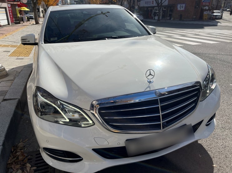 수입차 전문 벤츠 E300 부산 금정구 배터리 교체