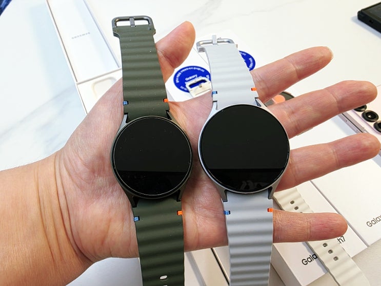  갤럭시 워치 7 40mm 44mm 사이즈 비교