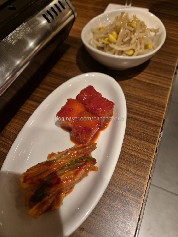  도쿄여행 야끼니꾸 긴자 우시고로 밤비나 와규 소고기구이 코스 요리 우설 등심 안심 특수부위 한식 김치 냉국수 샤베트 내돈내산 솔직후기
