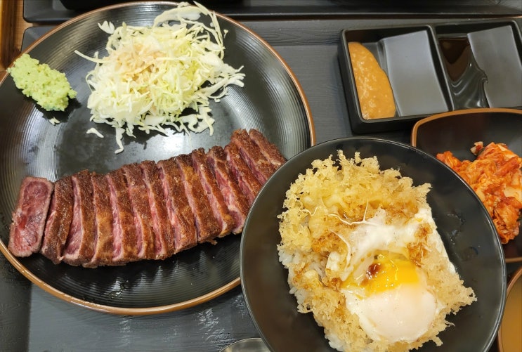  규카츠정(마곡점), 내 마음대로 구워 먹는 소고기 카츠 식당.