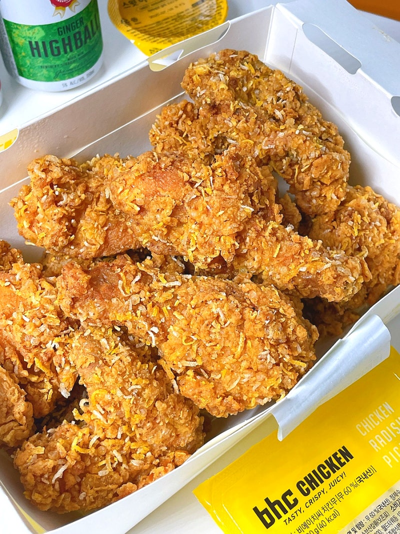 BHC 치킨 메뉴 가격 콰삭킹 신메뉴 내돈내산 후기 : 네이버 블로그