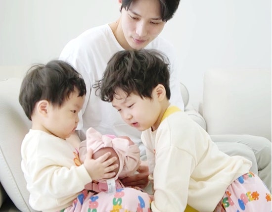 김준호 펜싱선수 아들 은우 정우 여동생과의 만남
