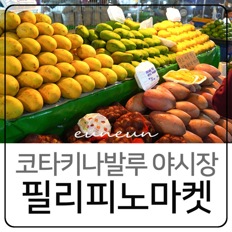  코타키나발루 야시장 필리피노 마켓 과일 망고 먹거리는?