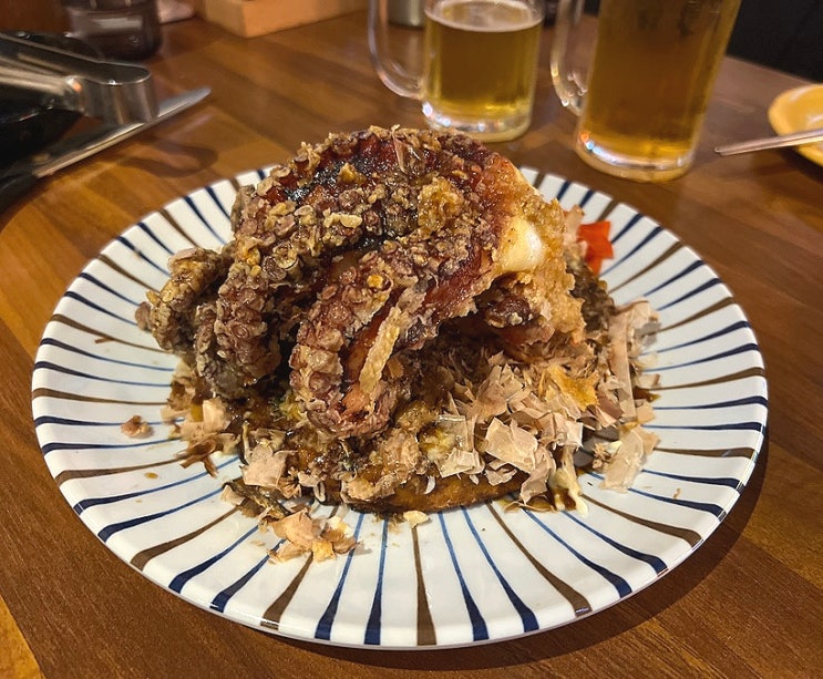  상암동 이자카야 다이닝타몽 상암점에서 맛보는 문어 오코노미야키