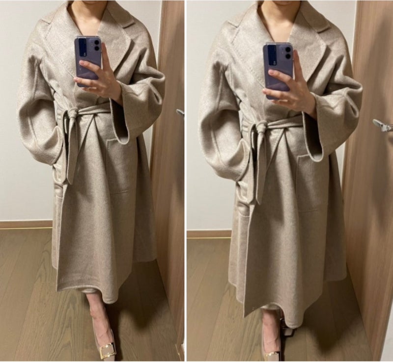 [MaxMara] 막스마라 루드밀라(구 라브로) 샌드 032 it36 사이즈 구매 후기, 착용사진, 리뷰