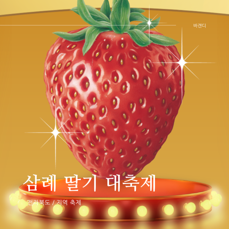  삼례 딸기 축제 보러 완주 여행 / 프로그램, 가수