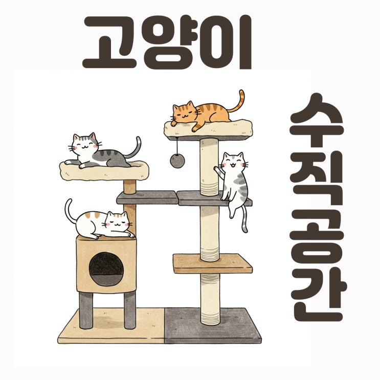  고양이에게 수직공간이 절대적으로 필요한 이유