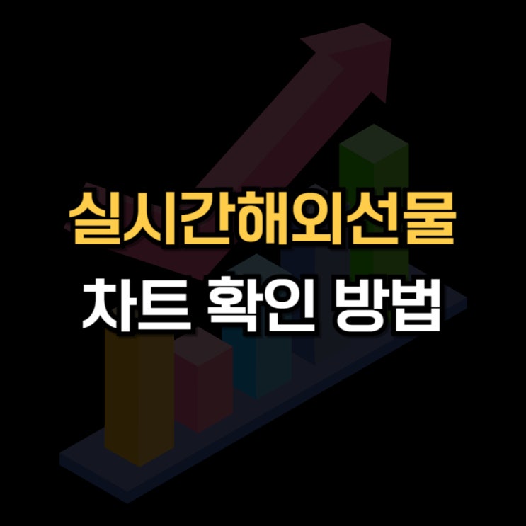  실시간해외선물 거래 차트 방법