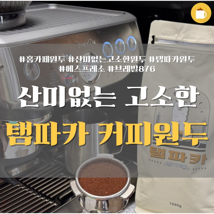  커피덕후의 솔직 리뷰! 탬파카 산미 없는 블렌드 원두