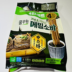 풀무원 가쓰오 메밀소바 밀키트 솔직리뷰