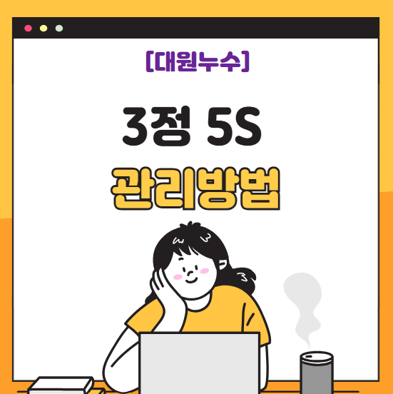  3정 5S 뜻  작성 및 관리 요령 체크리스트 활용방법