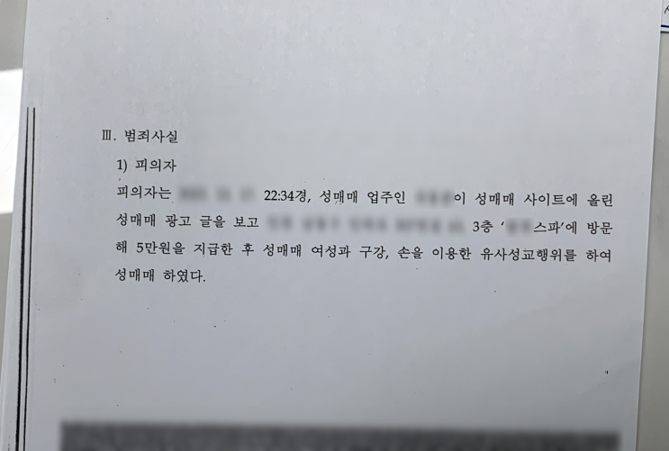  카드내역 등의 알리바이만으로 성매매 부인할 수 있을까?