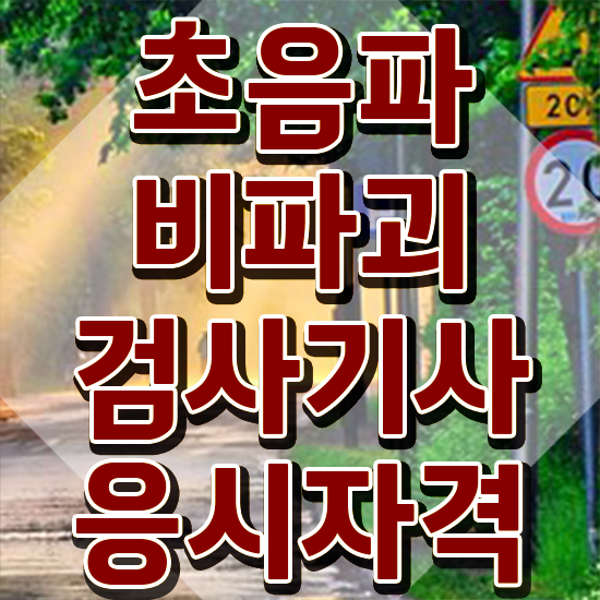  초음파비파괴검사기사 준비기간 초음파비파괴검사기사 시험응시조건 인강만 듣고 쉽고 빠르게 끝낸 과정