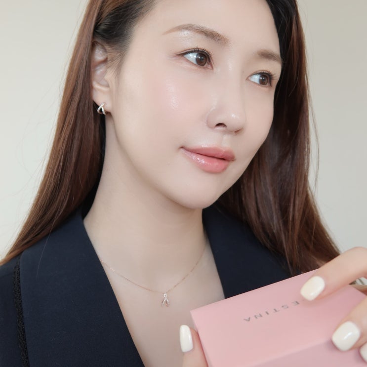  제이에스티나 위시제이(WISH J)컬렉션 아이유 목걸이 귀걸이 14K 화이트데이 선물추천