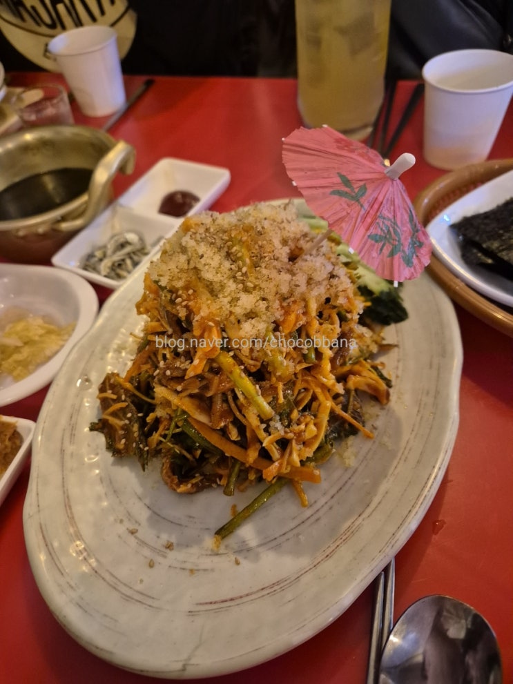  제일영동부두 논현동 강남구청 횟집 맛짱조개 실패후 방문한 멸치회무침 맛집 제일부두