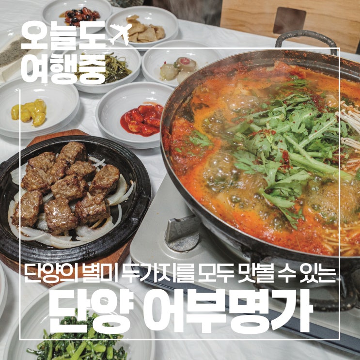  [단양 맛집] 패러글라이딩 후 가본 어부명가 쏘가리매운탕 & 떡갈비