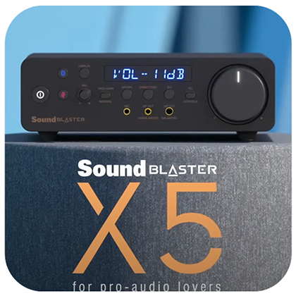  [사운드카드] Creative X5 DAC 오류 관련 해결방안