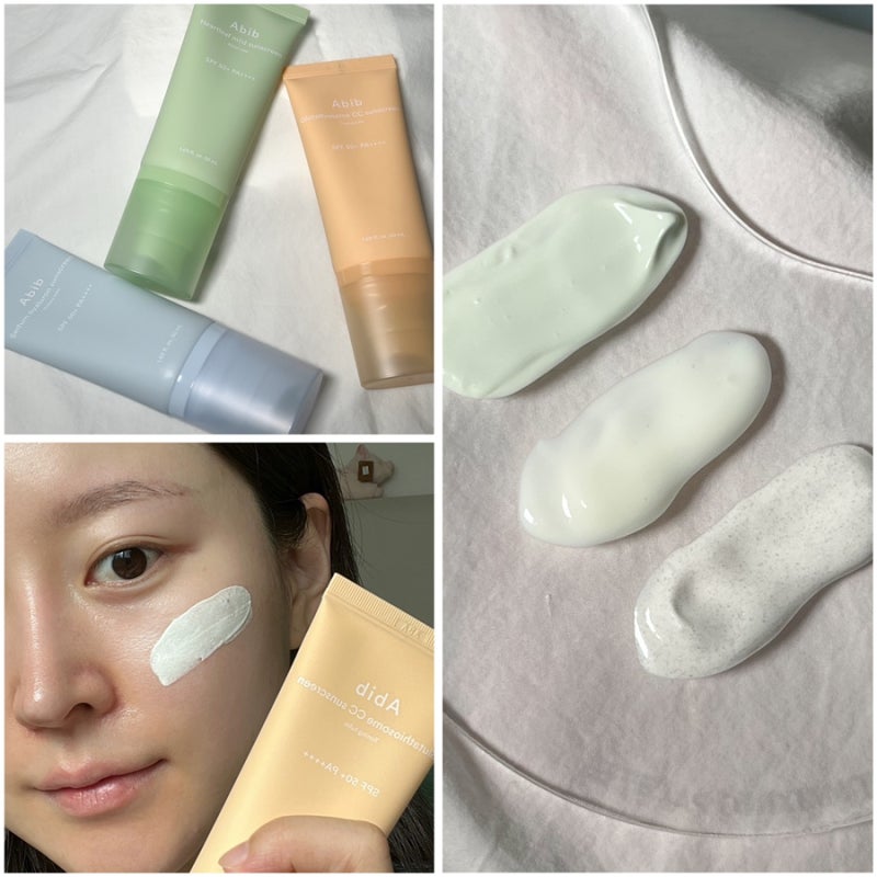 아비브 UV에이징 3종 후기: 피부 고민별 선크림추천 (무기자차, 촉촉한 선크림, 파데프리)