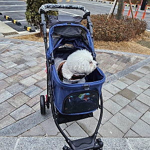 크로노 디럭스 강아지유모차 반려견 개모차 후기!