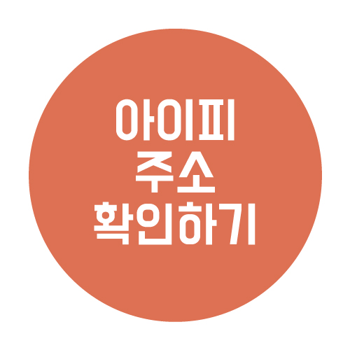  내 아이피 주소 확인해보는 방법