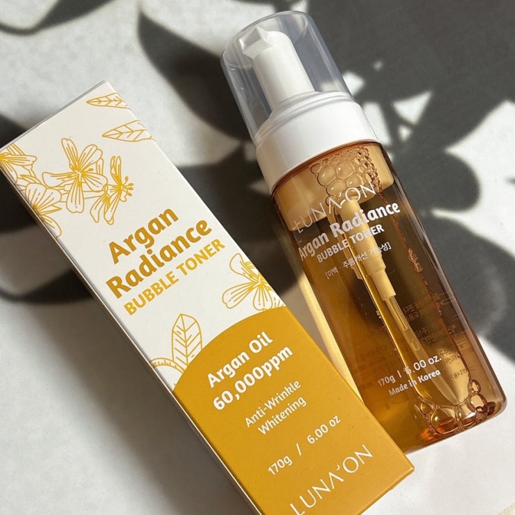  아르간오일 버블토너 순하고 촉촉한 루나온 거품토너 추천