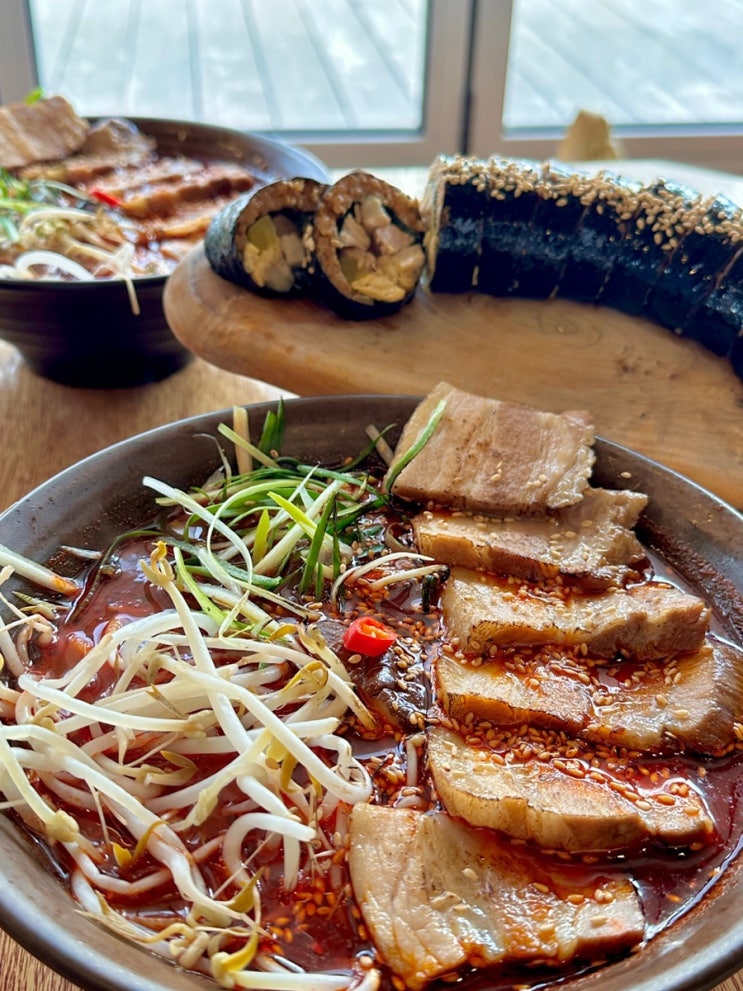  [슬슬슬로우] 제주도 돔베라면 돔베김밥 맛집