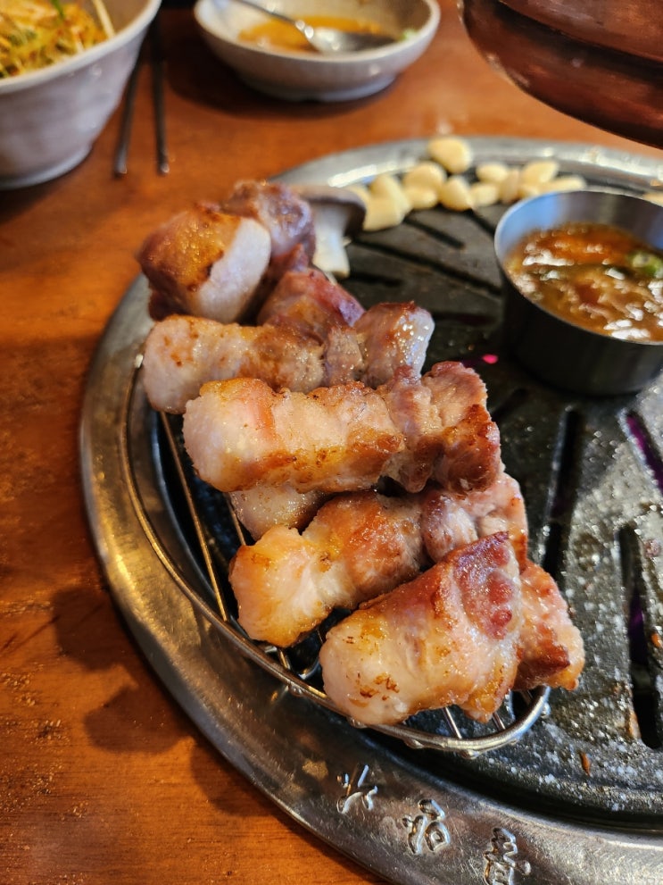 미사강변 고기집 촌놈집 목살이 맛있어요