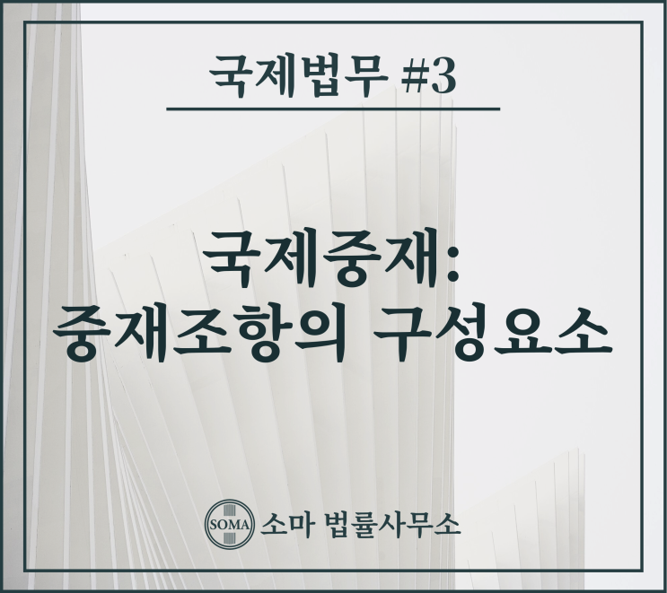  국제중재, 중재합의 조항의 구성요소