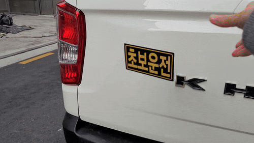 다이소 자동차용품 초보운전 스티커, 차량용 먼지털이 후기