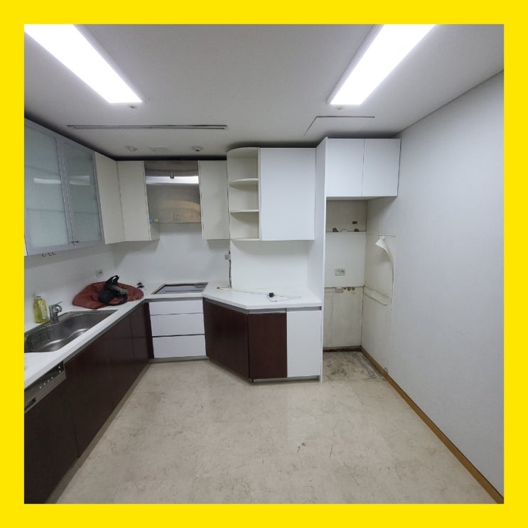  씽크대에 세탁기 건조기 자리 만들기 오븐자리 서랍장 설치 강남구