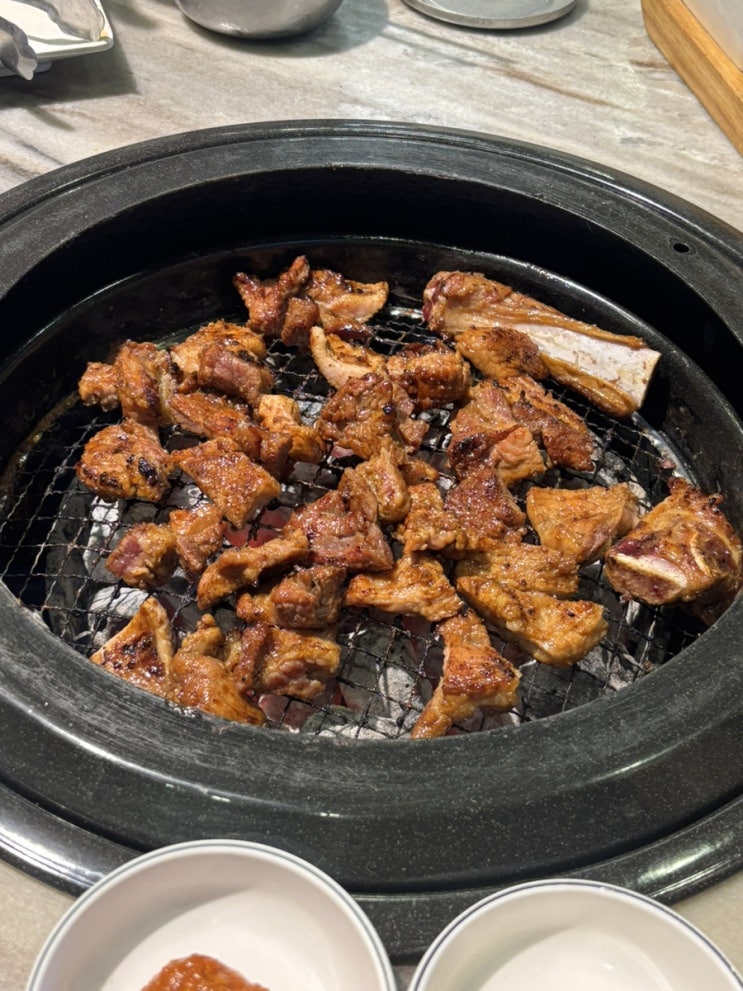  [부천/부천시청역] 전장군숯불갈비 부천중동점_부천맛집에서 양념돼지갈비랑 후식 냉면 먹은 후기