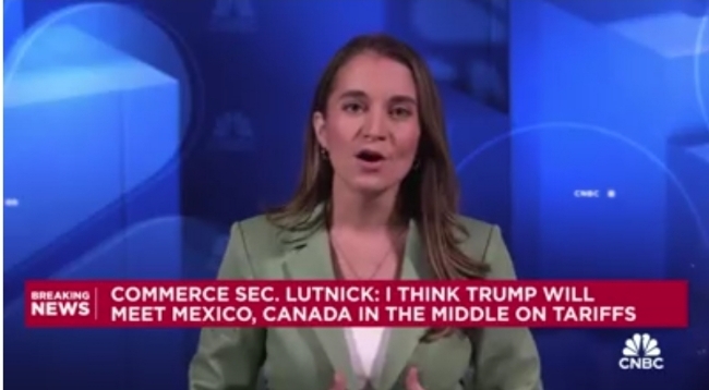 <b>트럼프</b> 대통령, 캐나다와 <b>멕시코 관세 협상</b> 시사- 주식시장... 