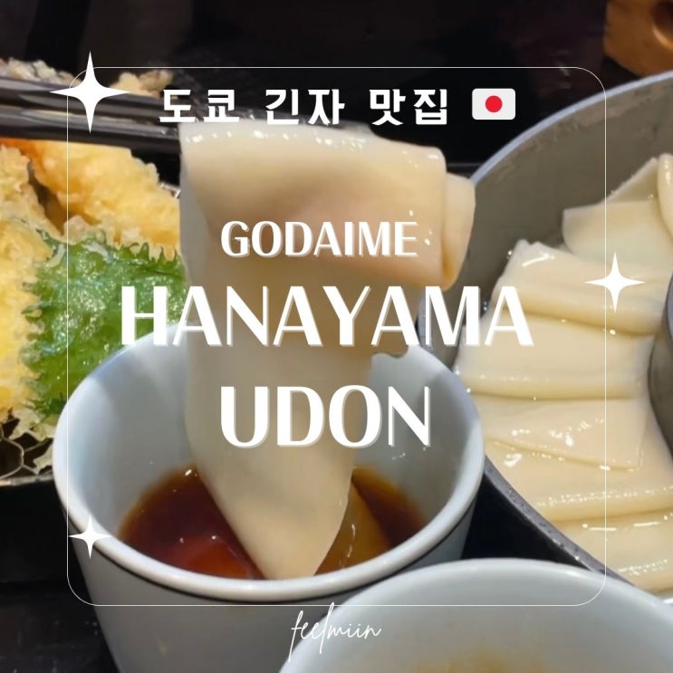  도쿄 긴자맛집 현지인 추천 감칠맛 폭발 고다이메 하나야마 우동