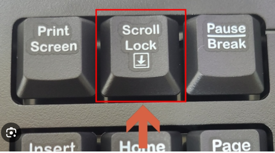 키보드에서 Scroll Lock 해제 : 네이버 블로그