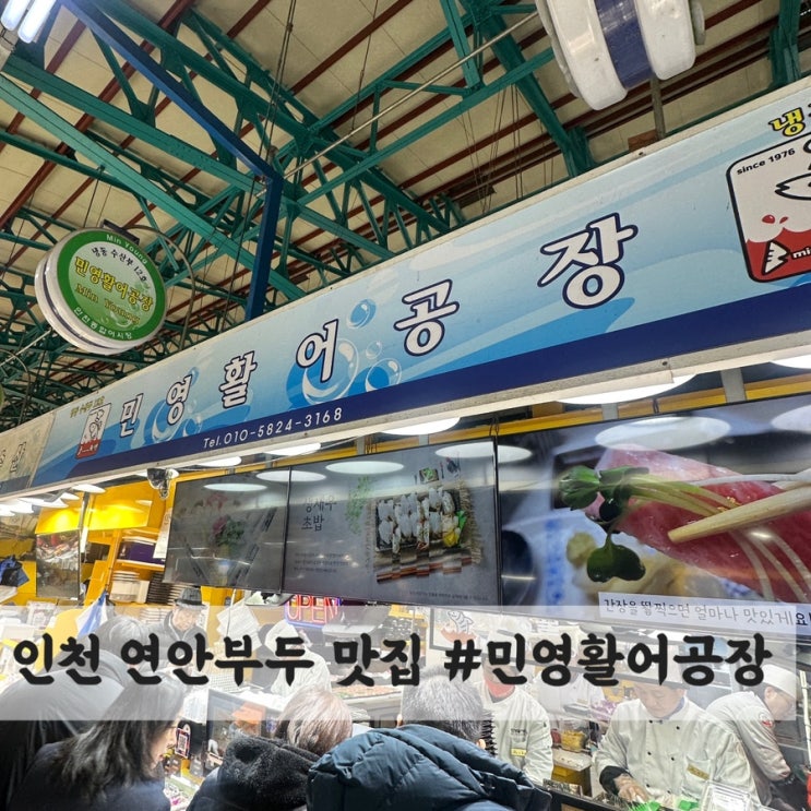  인천 연안부두 가성비 회, 초밥 맛집! #민영활어공장 본점 솔직 리뷰