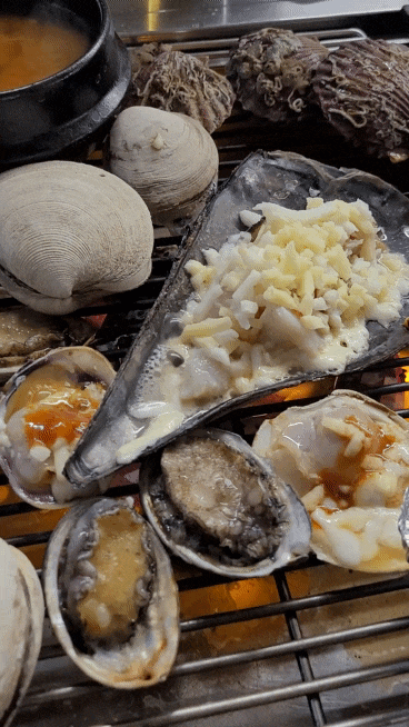  인천 삼산동 회식장소로 좋은 조개구이 무한리필 맛집 |굴포천조개창고