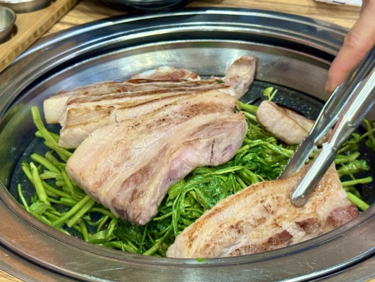 마곡나루고기집 역대급 가성비 미나리삼겹살 맛집