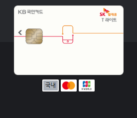  25년 3월 SK 할부형 제휴카드 1편(T 라이트 KB국민카드)
