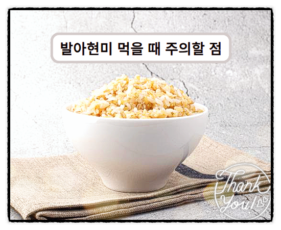 발아현미효능 현미보다 무엇이 좋을까?
