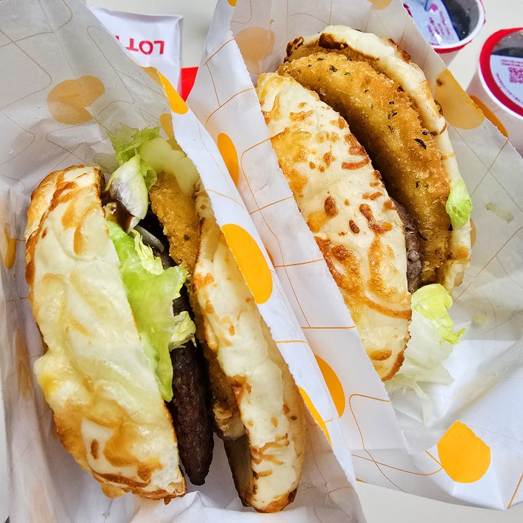  롯데리아 메뉴 추천, 나폴리맛피아 버거, 하나의 요리같네