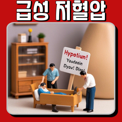 갑자기 어지럽고 힘 빠질 때? 급성 저혈압 원인 & 치료법