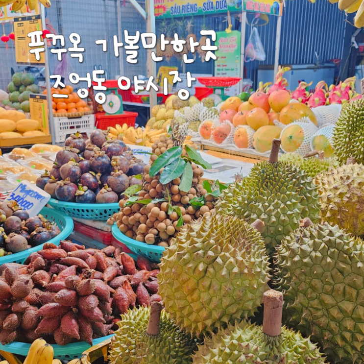 동남아시아 여행지 추천 푸꾸옥 가볼만한곳 즈엉동야시장 동남아시아 여행지 추천 푸꾸옥 가볼만한곳 즈엉동야시장