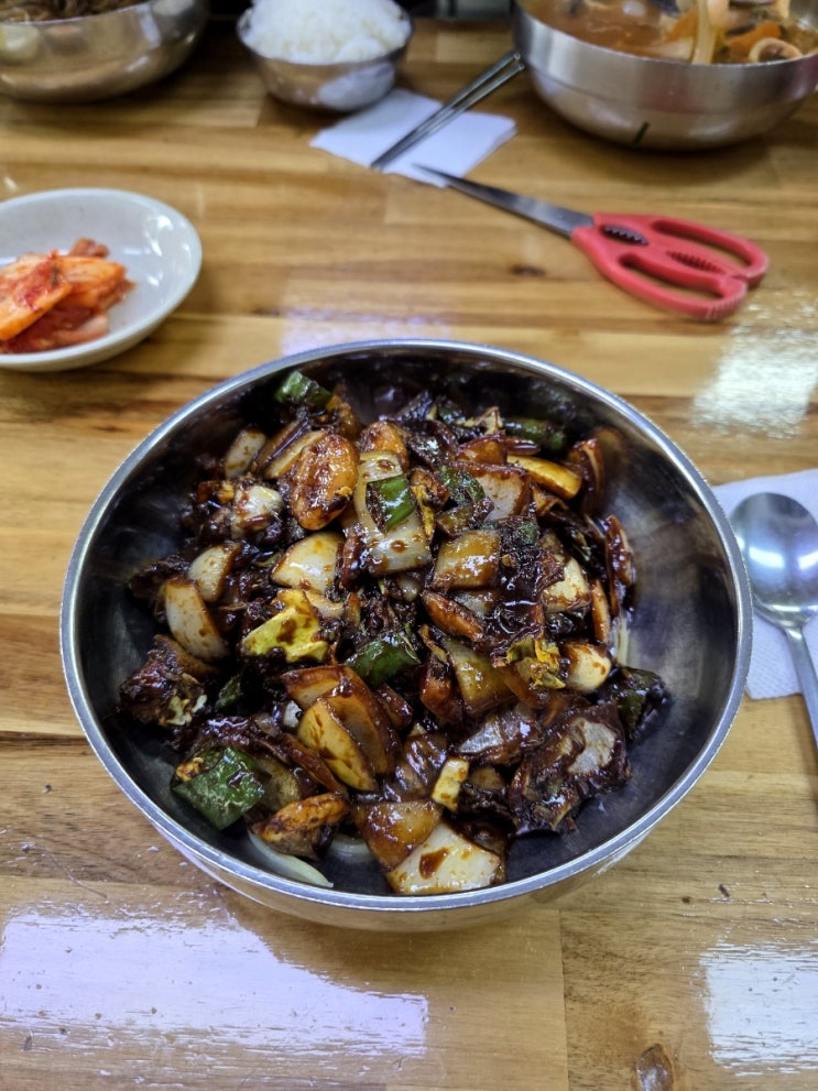  군산 고추 짜장면 지린성 1시간 웨이팅!