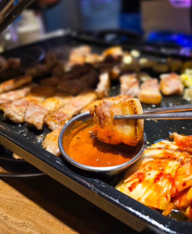  신기시장 맛집 한돈생고기 1인분 250그램 인천 미추홀구 고기집 꿈의농장정육식당신기점 리뷰