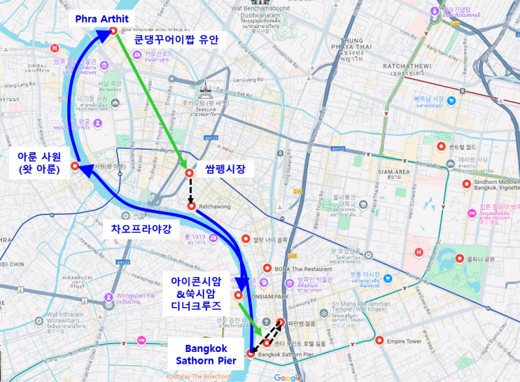  [방콕 가족여행] 아룬사원·쌈펭시장·아이콘시암 디너크루즈