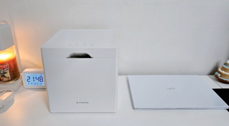 관리하기 쉬운 초음파식 스텐가습기 케어팟X40