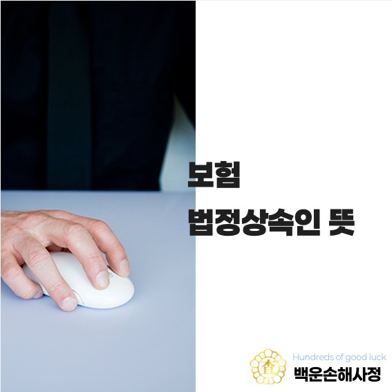  보험 법정상속인 뜻