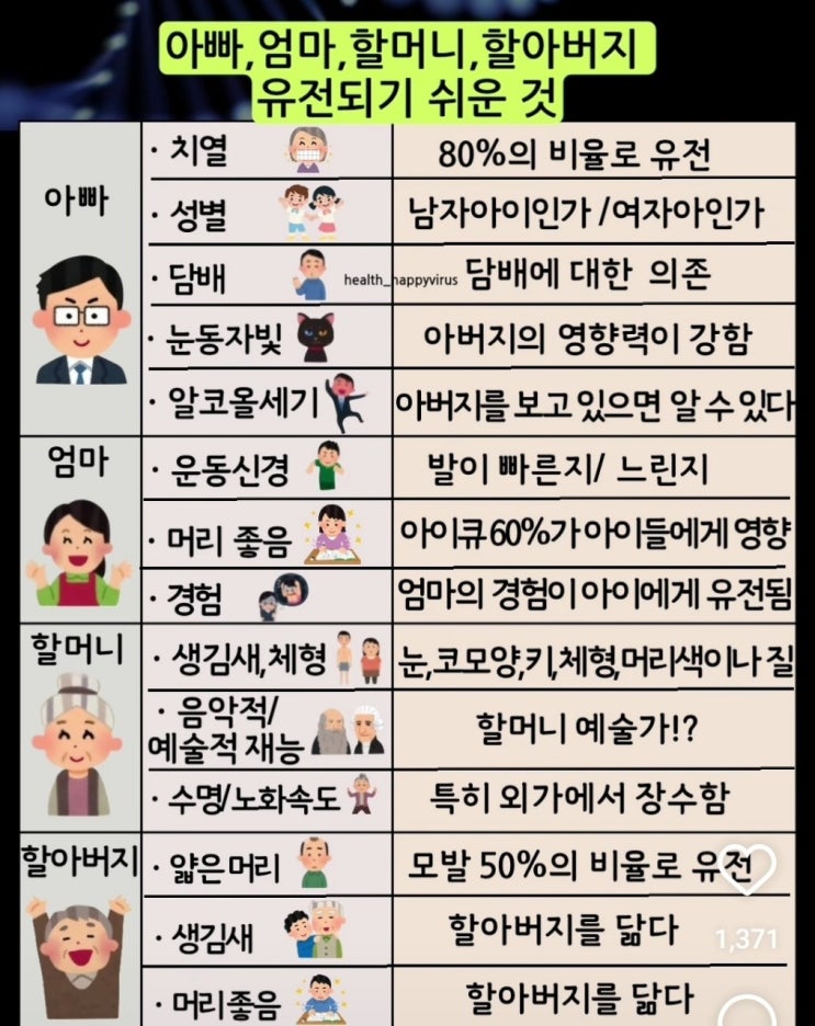  나의 유전자 확인하기!